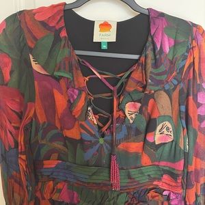 FARM RIO MAXI DRESS SZ XS